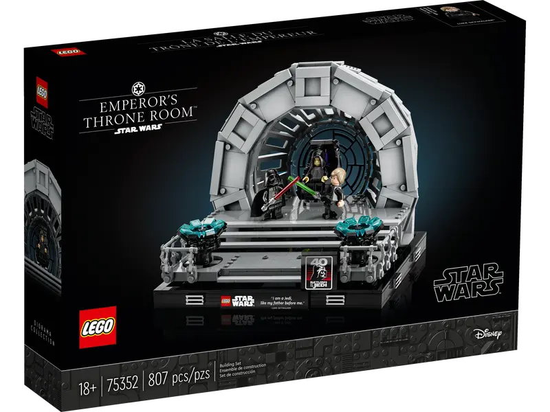 LEGO Star Wars Emperor’s Throne Room Diorama 75352 Building Set
