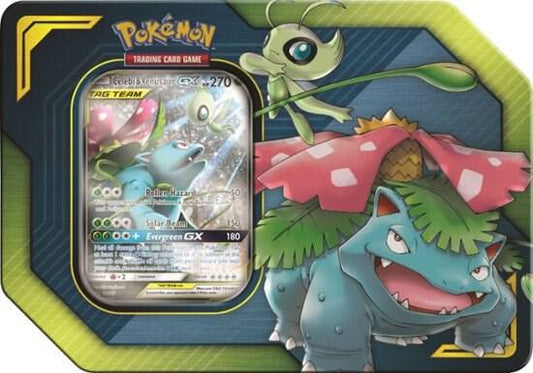 Pokemon TCG TAG TEAM Tin Celebi & Venusaur GX
