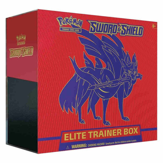 Pokemon TCG Sword & Shield Elite Trainer Box Zacian