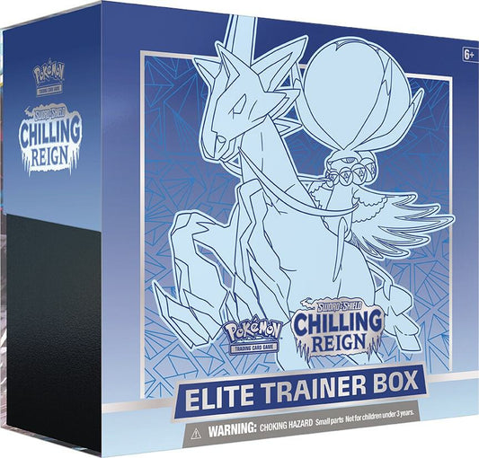 Pokémon TCG Chilling Reign Elite Trainer Box Ice Rider Calyrex