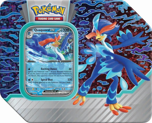 Pokemon Paldea Partners Tin Quaquaval ex