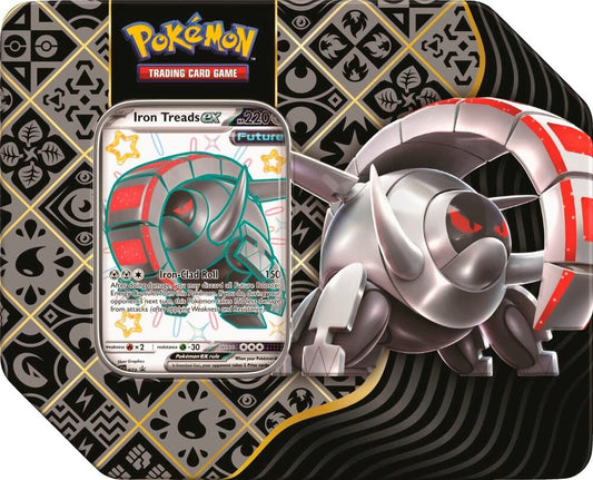 Pokemon TCG Paldean Fates Tin Iron Treads ex