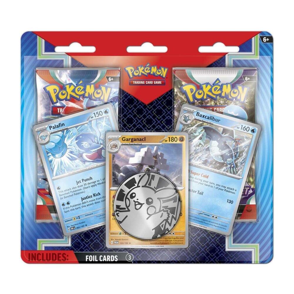 Pokémon TCG Enhanced 2-Pack Blister Pack Palafin, Baxcalibur & Garganacl