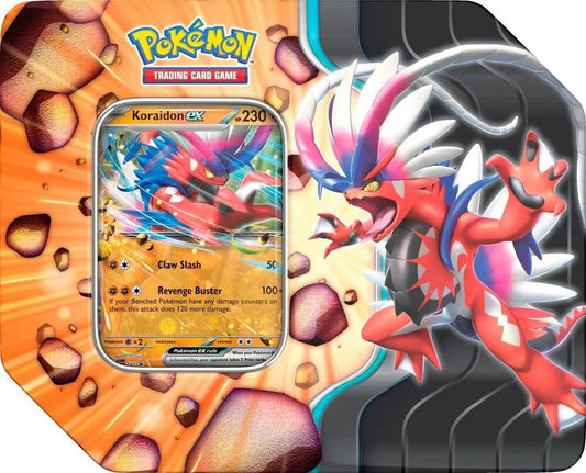 Pokemon TCG Slashing Legends Tin Koraidon ex