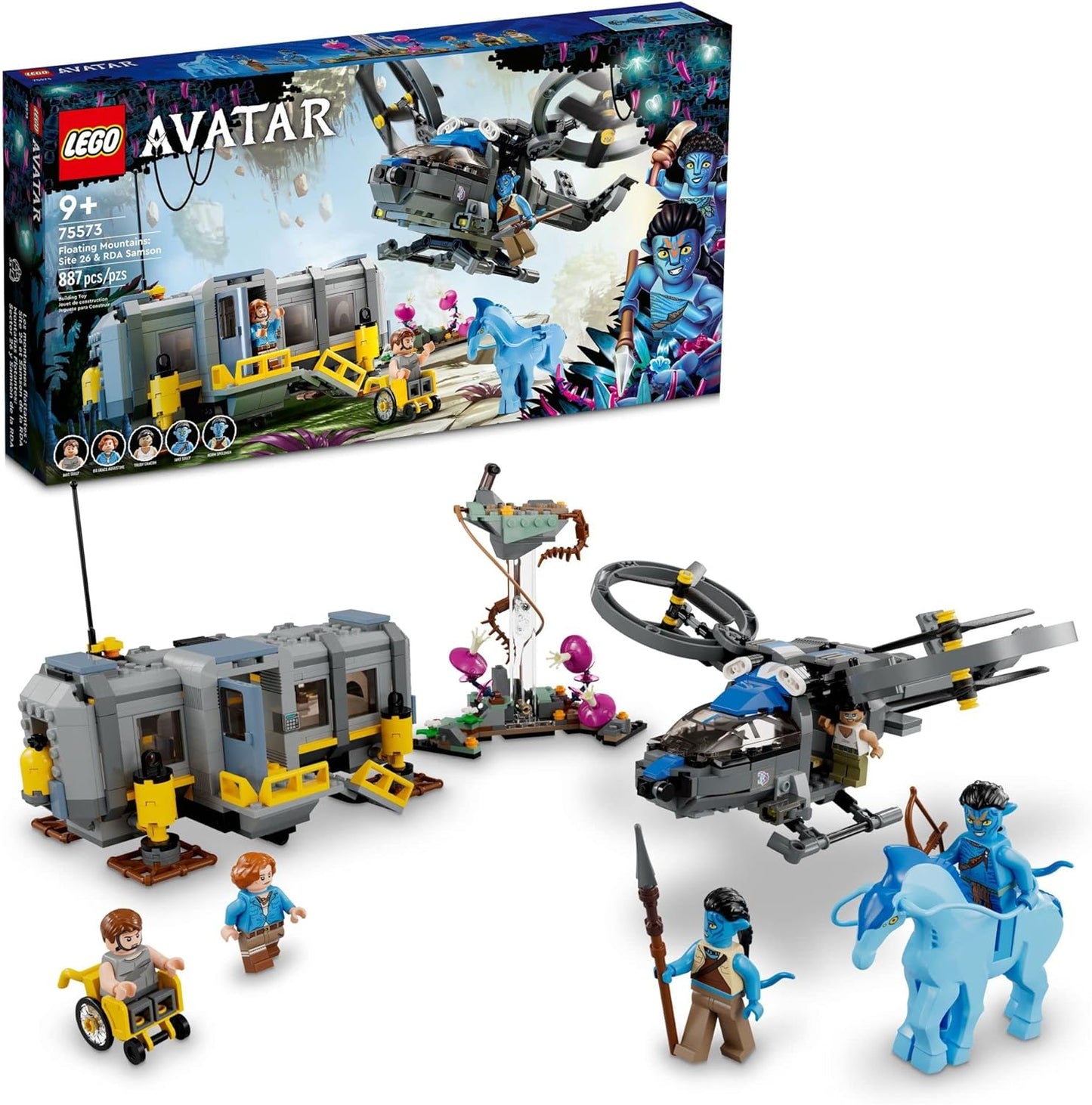 LEGO Avatar Floating Mountains Site 26 & RDA Samson 75573 Building Set