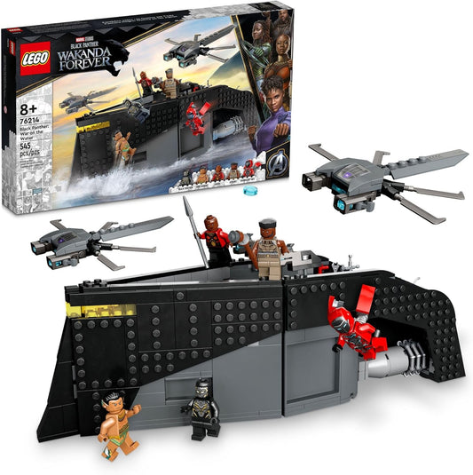 LEGO Marvel Black Panther: War on The Water, 76214 Wakanda Forever Buildable Boat Toy