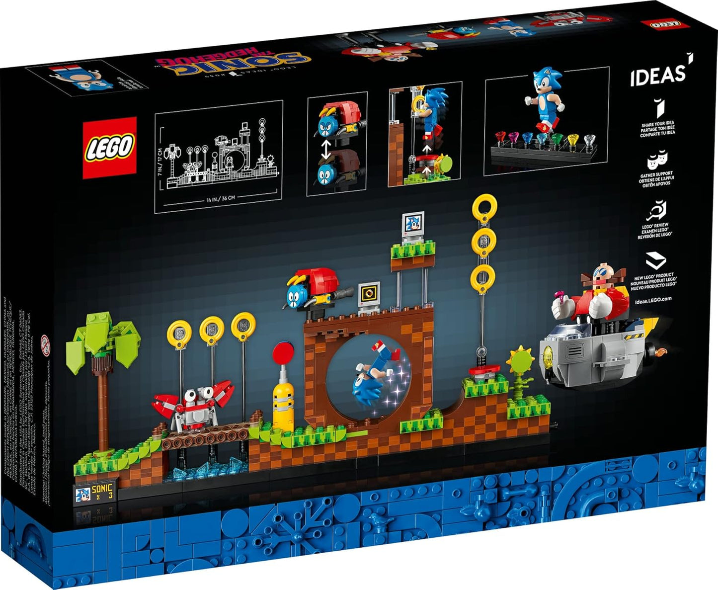 LEGO Ideas Sonic The Hedgehog – Green Hill Zone 21331 Collectible Set