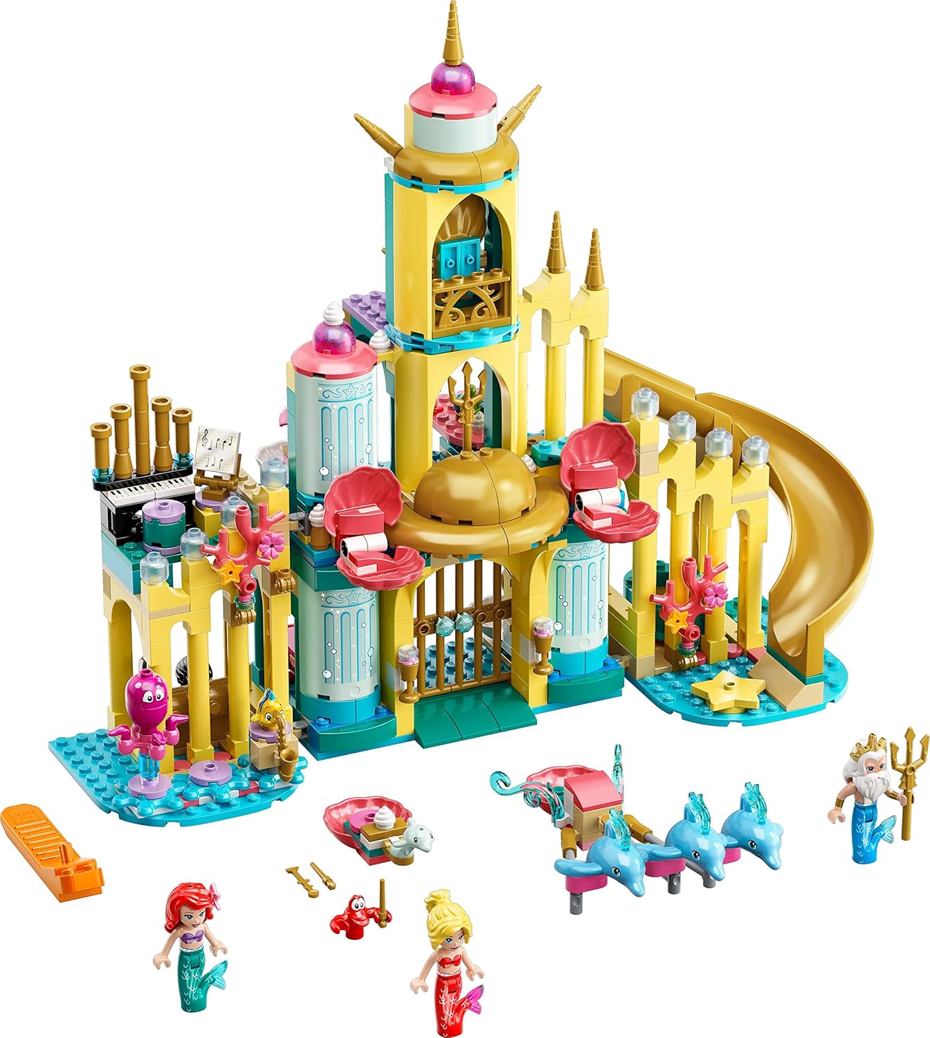 LEGO 43207 Disney Ariel's Underwater Palace Building Set