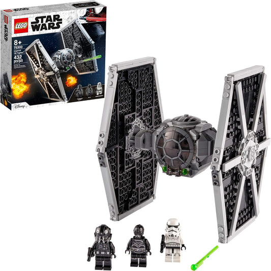 LEGO Star Wars Imperial TIE Fighter 75300 Building Toy with Stormtrooper and Pilot Minifigures