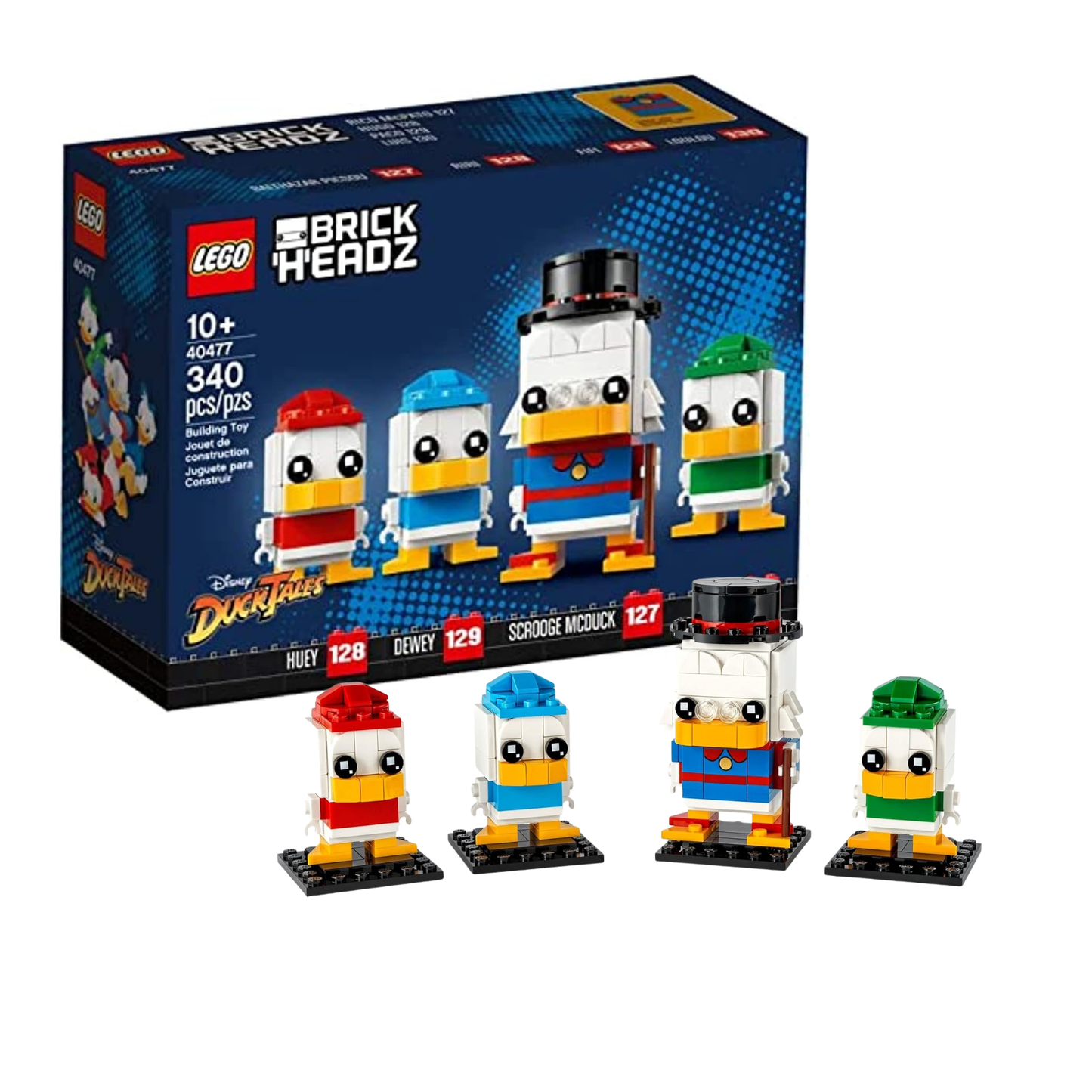 LEGO Brickheadz Disney Ducktales 40477 Scrooge McDuck, Louie, Huey & Dewey