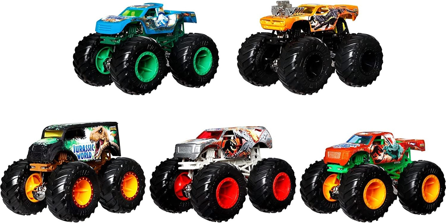 Hot Wheels Jurassic World Dominion Monster Trucks 5 Pack