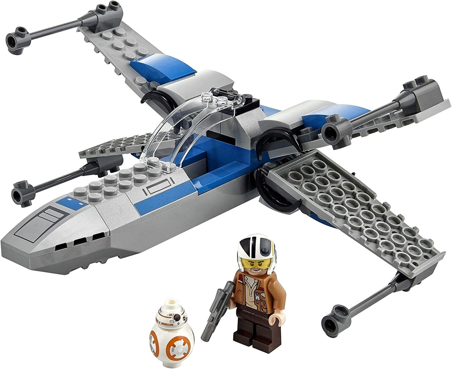 LEGO Star Wars Resistance X-Wing 75297 Building Kit; Awesome Starfighter Building Toy for Kids Aged 4 and Up, Featuring Poe Dameron and BB-8; New 2021 (60 Pieces)